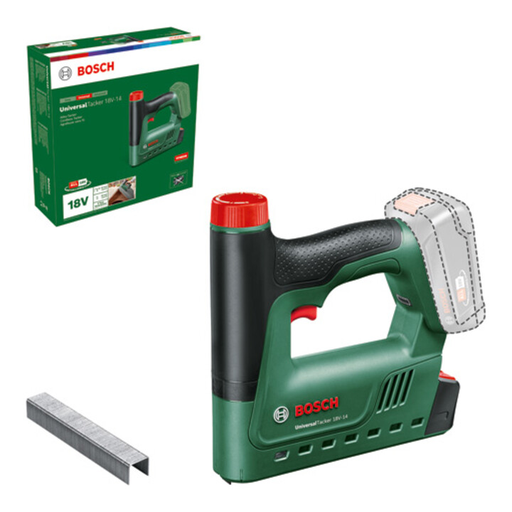 Bosch Akku Tacker Universal Tacker 18 V 14 Nagler Heimwerker Bürozubehör Tacker B-Ware - 4059952610559