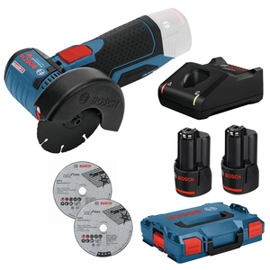 B-Ware Bosch Akku Winkelschleifer Gws Schleifgerät 12 V 76 Li Ion Akku Set 2x3 Ah