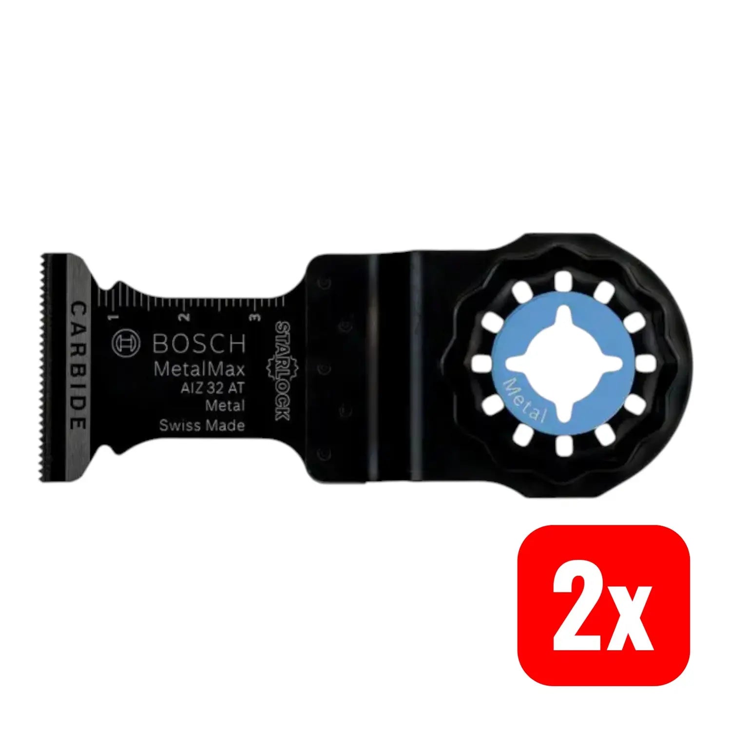 B-Ware Bosch Tauchsägeblatt Sägeblatt Carbide Metal Max Multifunktion 32 Mm 2 Stück - 3165140716604