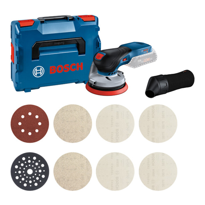 Bosch Combi Set Set Gex 18 V 125 M480 Starter Set Exzenterschleifer L Boxx B-Ware - 4053423257533