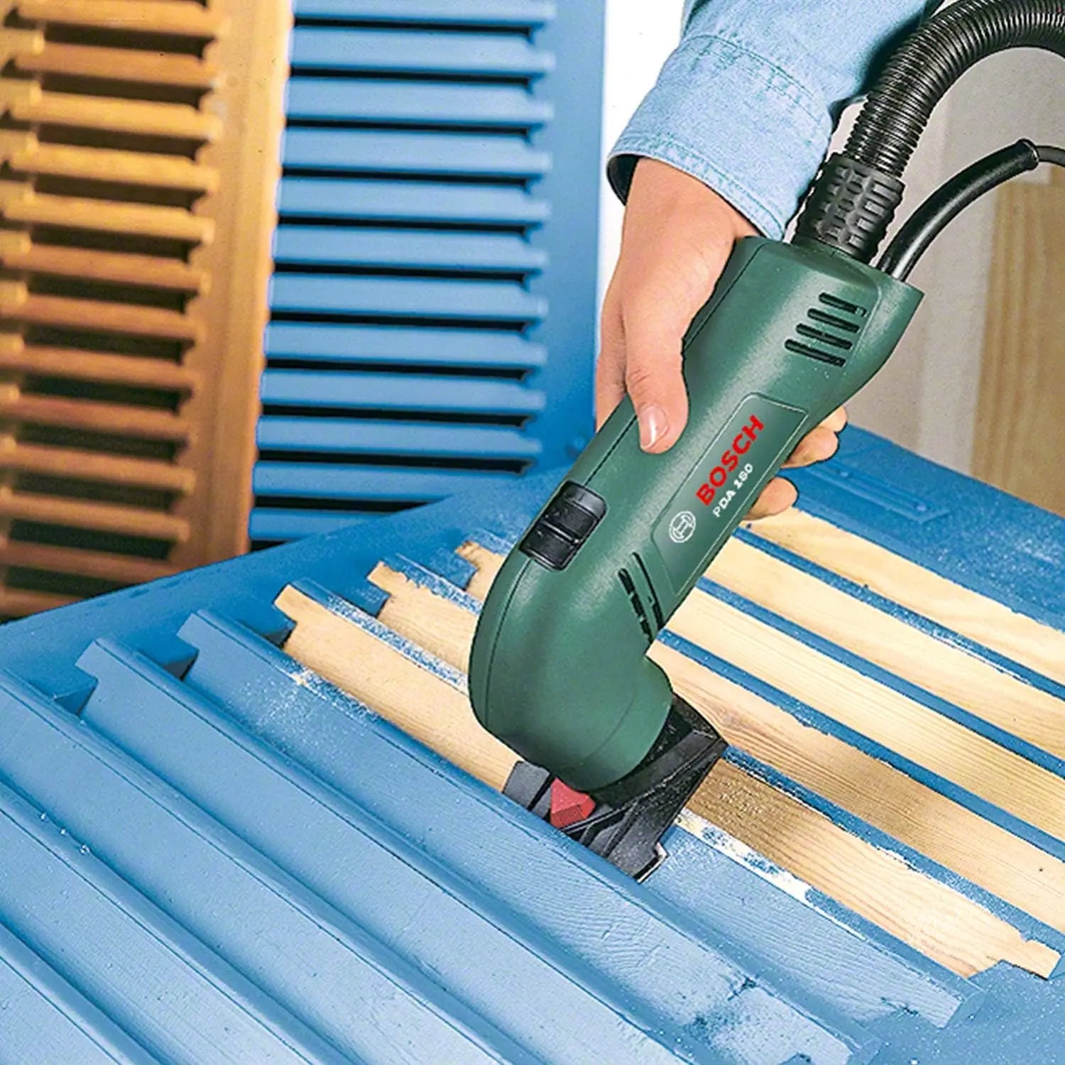 B-Ware Bosch Deltaschleifer Schwingschleifer Pda 180 Plattenwechsel Staubabsaugung - 2050014847151