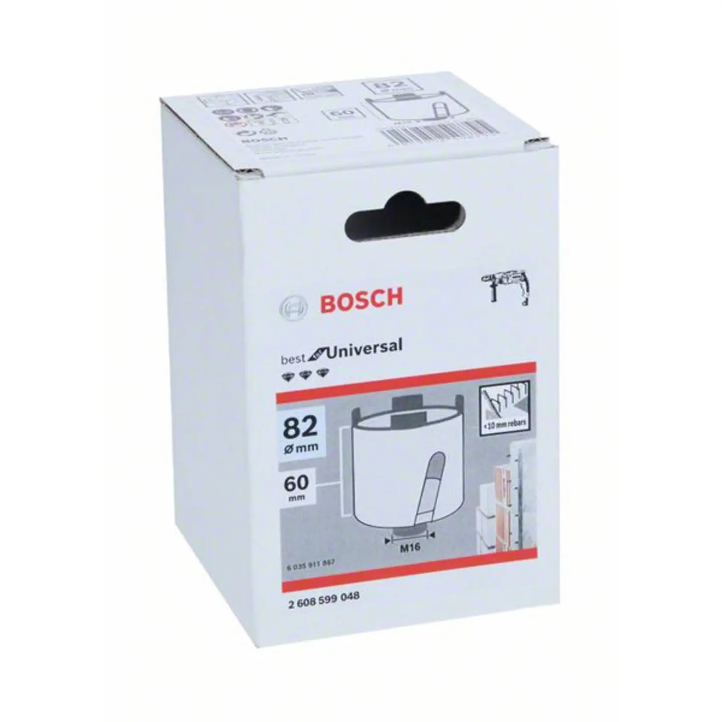 B-Ware Bosch Diamant Dosensenker Bohrer Trockenbohrer Schneider Universal M16 82 Mm - 4059952508795