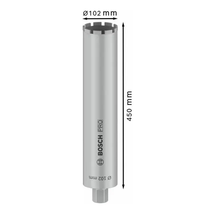 B-Ware Bosch Diamantbohrkrone Kernbohrer Standard For Concrete Nassbohrmaschine Beton - 3165140947091