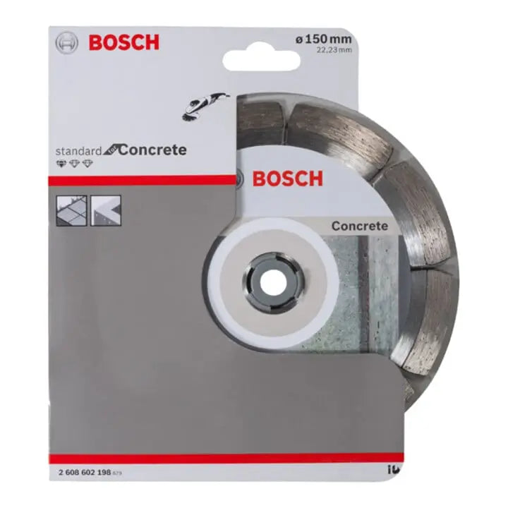 B-Ware Bosch Diamanttrennscheibe Trennblatt Beton Winkelschleifer 150mm 22 23   2 Stück - 3165140441261