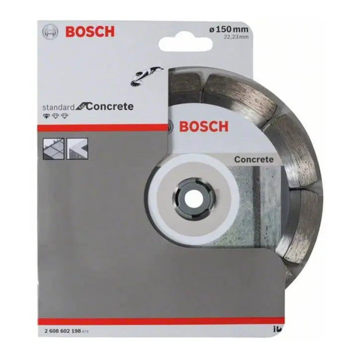 B-Ware Bosch Diamanttrennscheibe Trennblatt Beton Winkelschleifer 150mm 22 23   2 Stück - 3165140441261