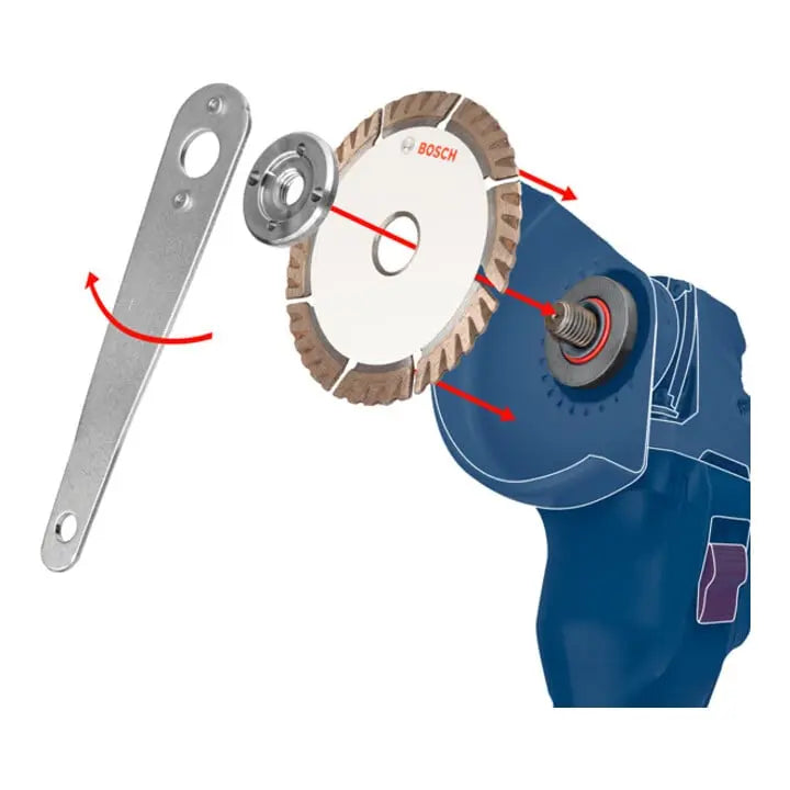 B-Ware Bosch Diamanttrennscheibe Trennblatt Beton Winkelschleifer 150mm 22 23   2 Stück - 3165140441261