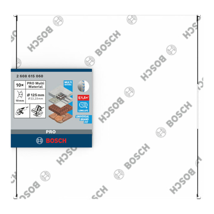 Bosch Diamanttrennscheibe Trennblatt Universal Beton 125 X 22 23 X 2 X 10 Mm B-Ware - 3165140869706