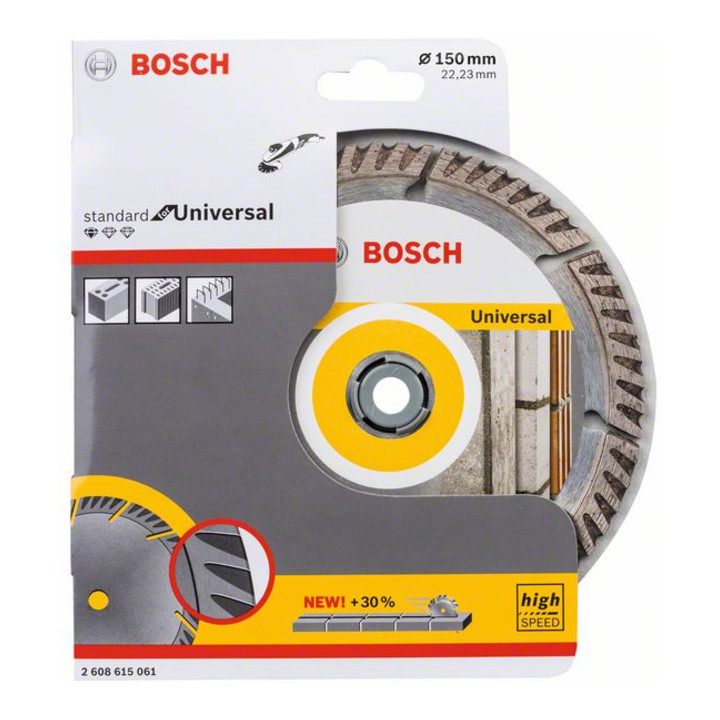 Bosch Diamanttrennscheibe Scheibe Trennscheibe 150x2223x24x10mm 2 Stück B-Ware - 3165140869713