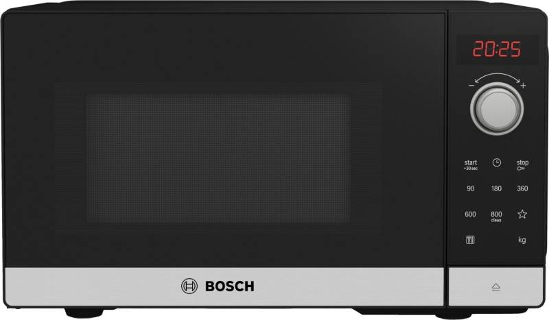 B-Ware Bosch Mikrowelle Ofen Ffl023 Ms2 20l 800 W Schwarz Drehteller 27cm 442x260x345799 - 4242005296835