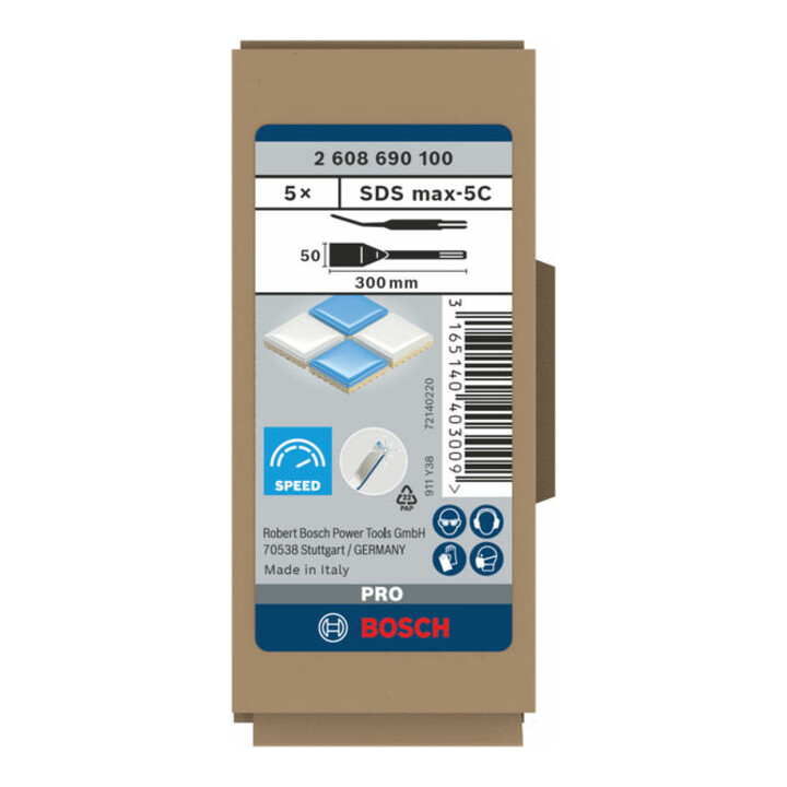 Bosch Fliesenmeißel Meißel Schlagwerkzeug Sds Max Aufnahme Siehe Text/Foto B-Ware - 3165140403009