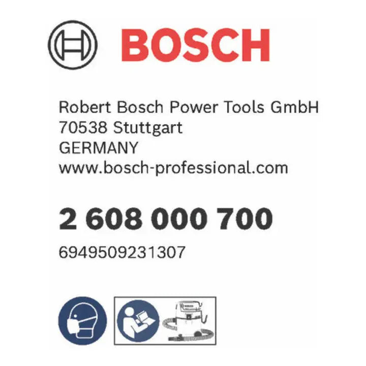 B-Ware Vorfilter Filter Bosch Gas 12 25 Staubsauger Zubehör Ersatzfilter Hauptfilter
