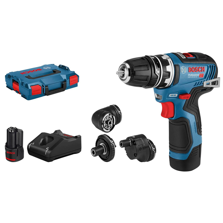 Bosch Akku Bohrschrauber Schrauber Gsr 12 V 35 Fc 2x3 Ah Li Ion L Boxx Set Akku B-Ware - 3165140936910