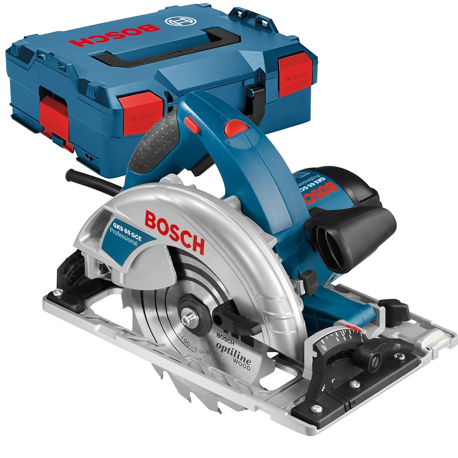 B-Ware Bosch Handkreissäge Gks 65 Gce Mit L Boxx Optimiert Für Führungsschienen - 3165140607636