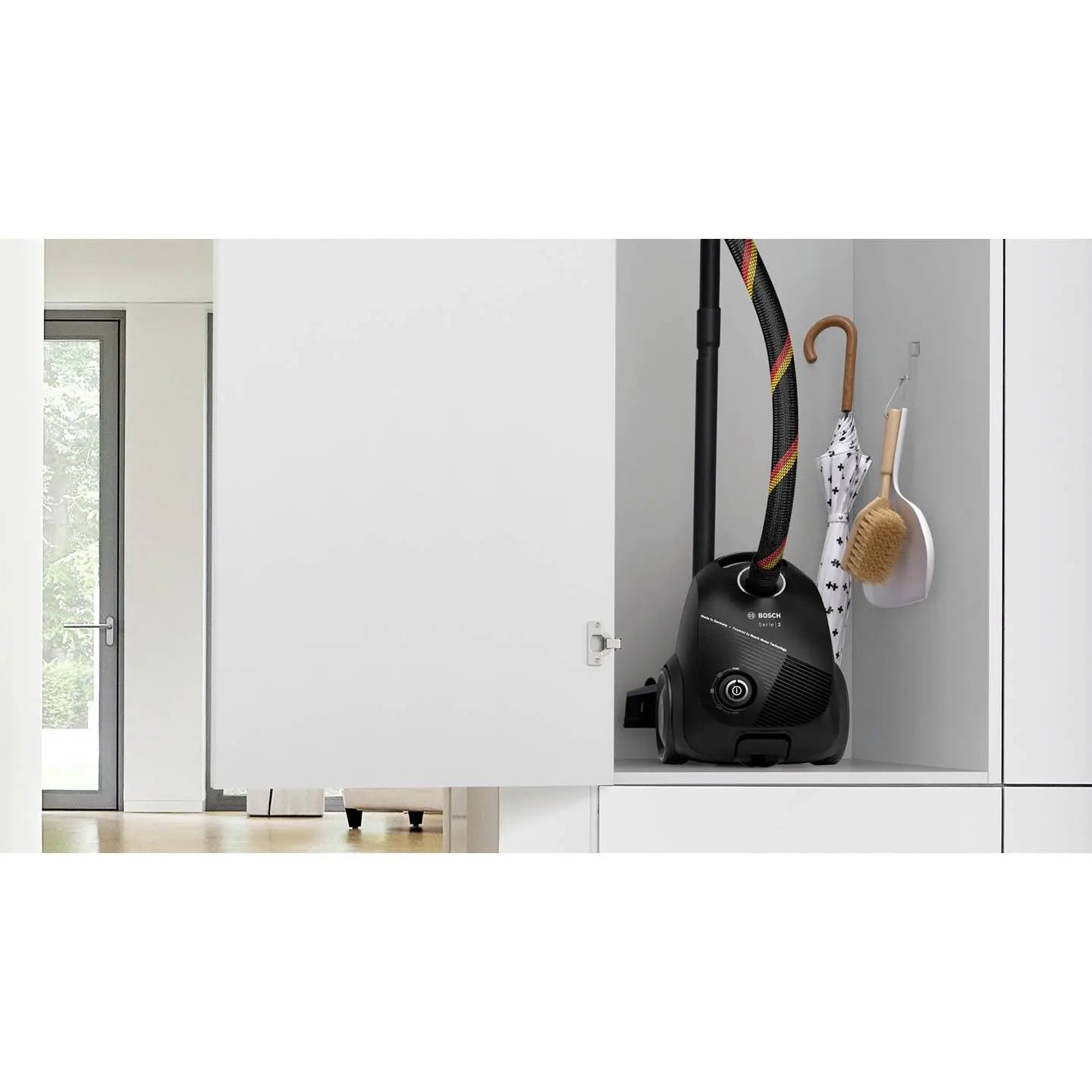 B-Ware Bosch Staubsauger Bodenreiniger Haushalt Beutel Schwarz Pure Air Hygienefilter - 4242005416479