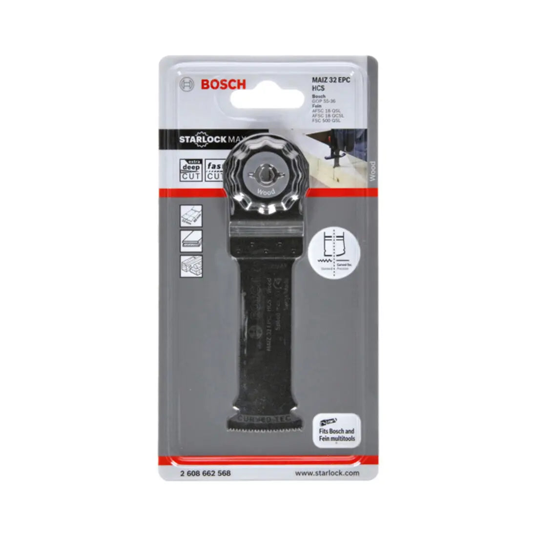 B-Ware Bosch Sägeblatt Tauchsägeblatt Holz Wood Starlock Max Maiz Zubehör 80 Mm 3 Stück - 3165140833080