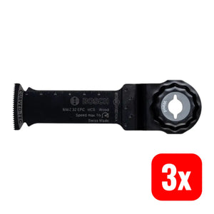 B-Ware Bosch Sägeblatt Tauchsägeblatt Holz Wood Starlock Max Maiz Zubehör 80 Mm 3 Stück