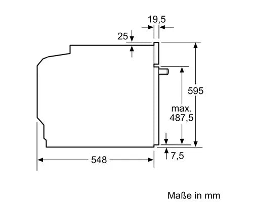 B-Ware Bosch Heb517 Bb3 Elektroherd Herd Backofen Ofen Schwarz 71 L Versenkbarer Knebel - 4242005465286