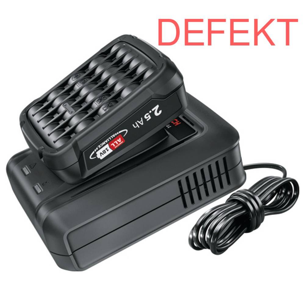 D-Ware Bosch Home And Garden 1600 A031 T4 Werkzeug Akku Batterie Set 18 V Defektware - 4053423257892