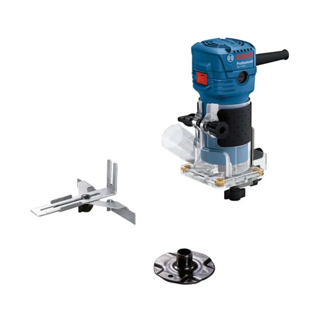 B-Ware Bosch Kantenfräse Fräse Glf 55 6 Parallelanschlag Kopierhülse 6 Mm - 4053423249057