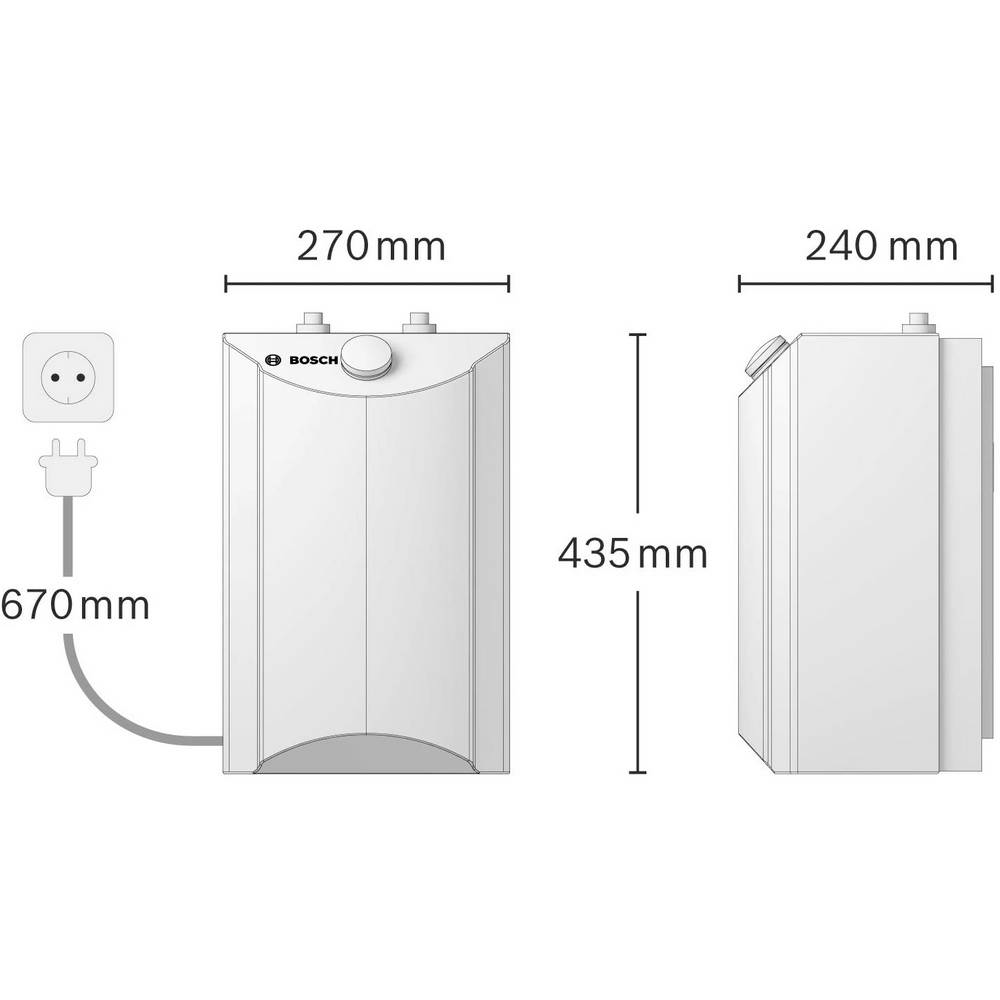 Bosch 7736504730 Durchlauf Erhitzer Eek: A Tronic Advanced Eco 5 I Warmwasser B-Ware - 4057749719973