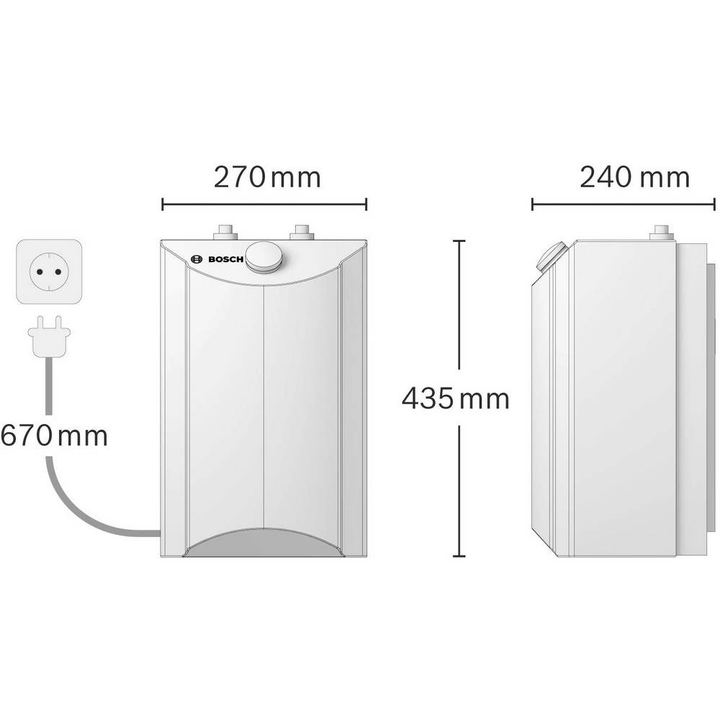 Bosch 7736504730 Durchlauf Erhitzer Eek: A Tronic Advanced Eco 5 I Warmwasser B-Ware - 4057749719973