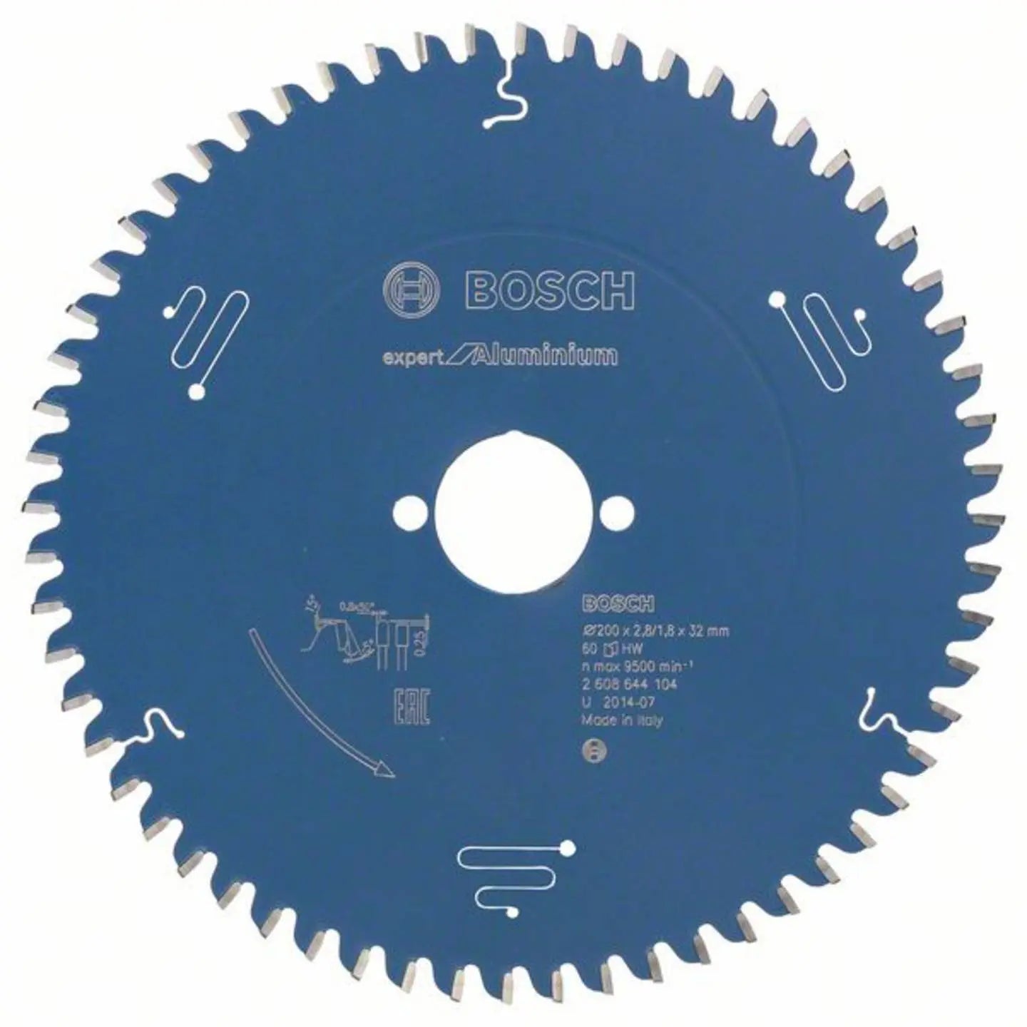 B-Ware Bosch Kreissägeblatt Sägeblatt Expert For Aluminum Kunststoff Holz 200 Mm 32 Mm - 3165140796705