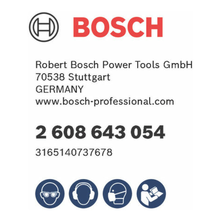 Bosch Kreissägeblatt Sägeblatt Stahl 160x20x2mm 30 Zähne Mtcg Silber B-Ware - 3165140737678