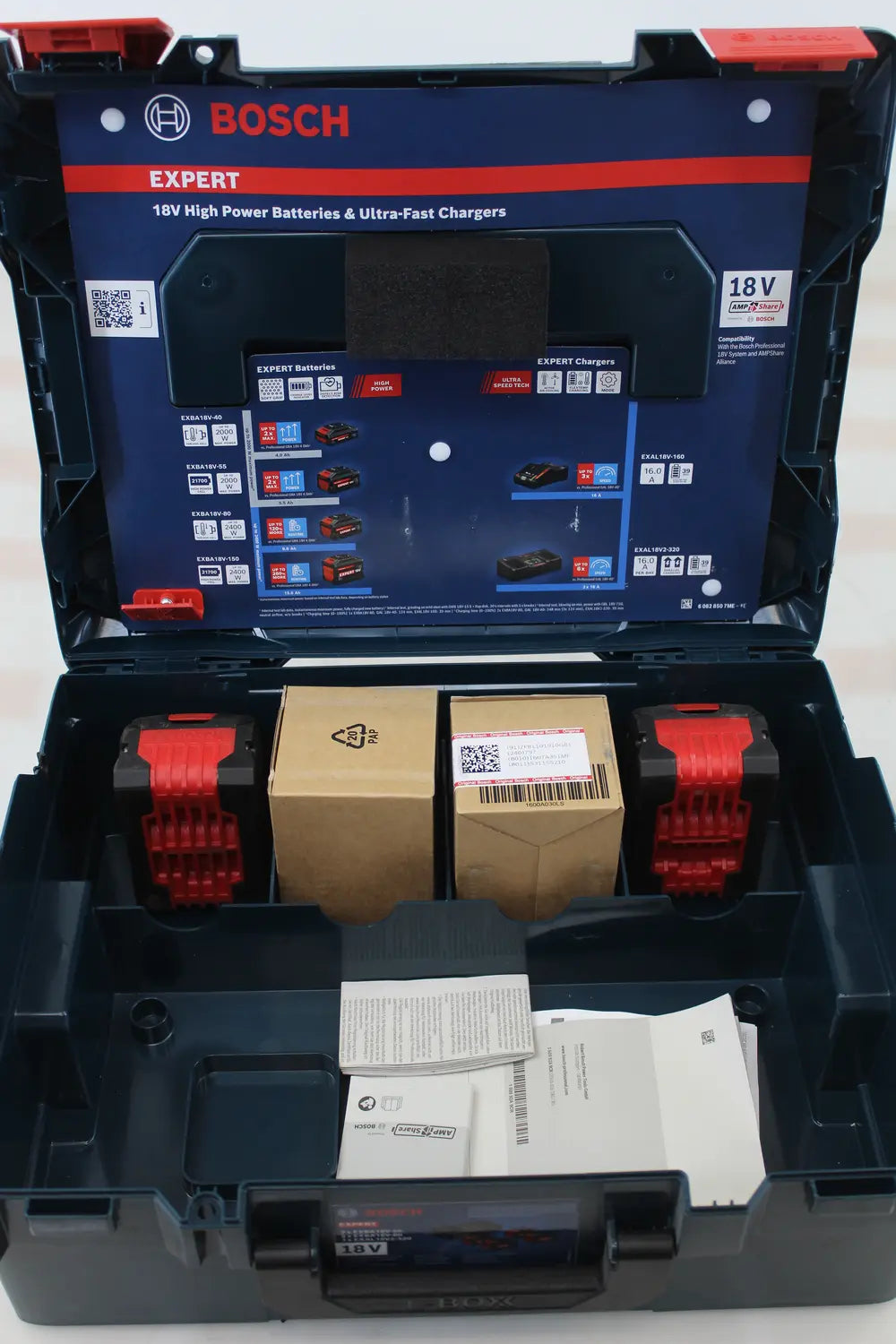 C-Ware Bosch Professional Akku Set Batterie Ladegerät L Boxx System Siehe Text/Foto - 4053423342031
