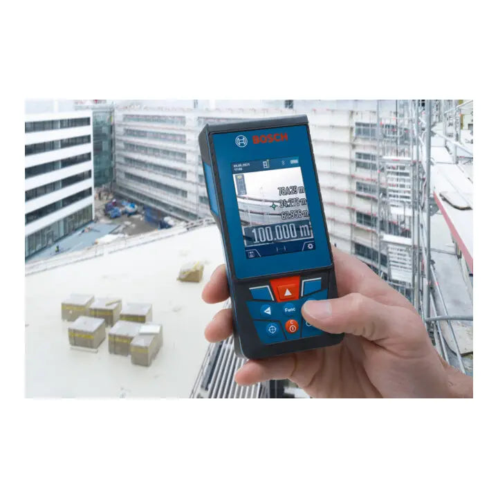 B-Ware Bosch Laser Distanzmessgerät Entfernungsmesser Glm100 25 C Messgerät Blau Ip54 - 4059952614298