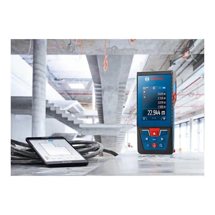 B-Ware Bosch Laser Distanzmessgerät Entfernungsmesser Glm100 25 C Messgerät Blau Ip54 - 4059952614298
