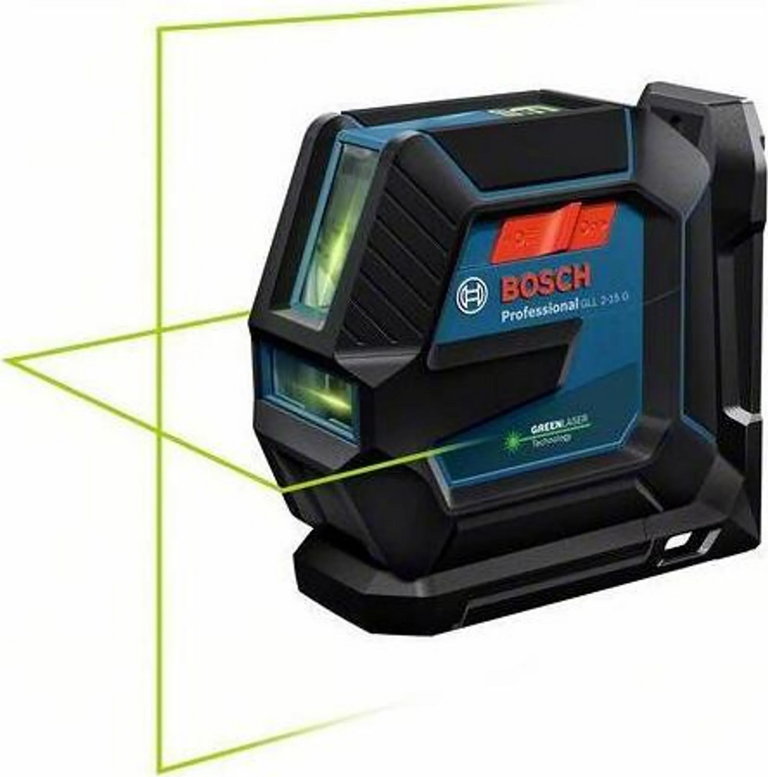 Bosch Linienlaser Messwerkzeug Lasergerät Gll 2 15 G Grün Baustativ Set B-Ware - 4059952511061