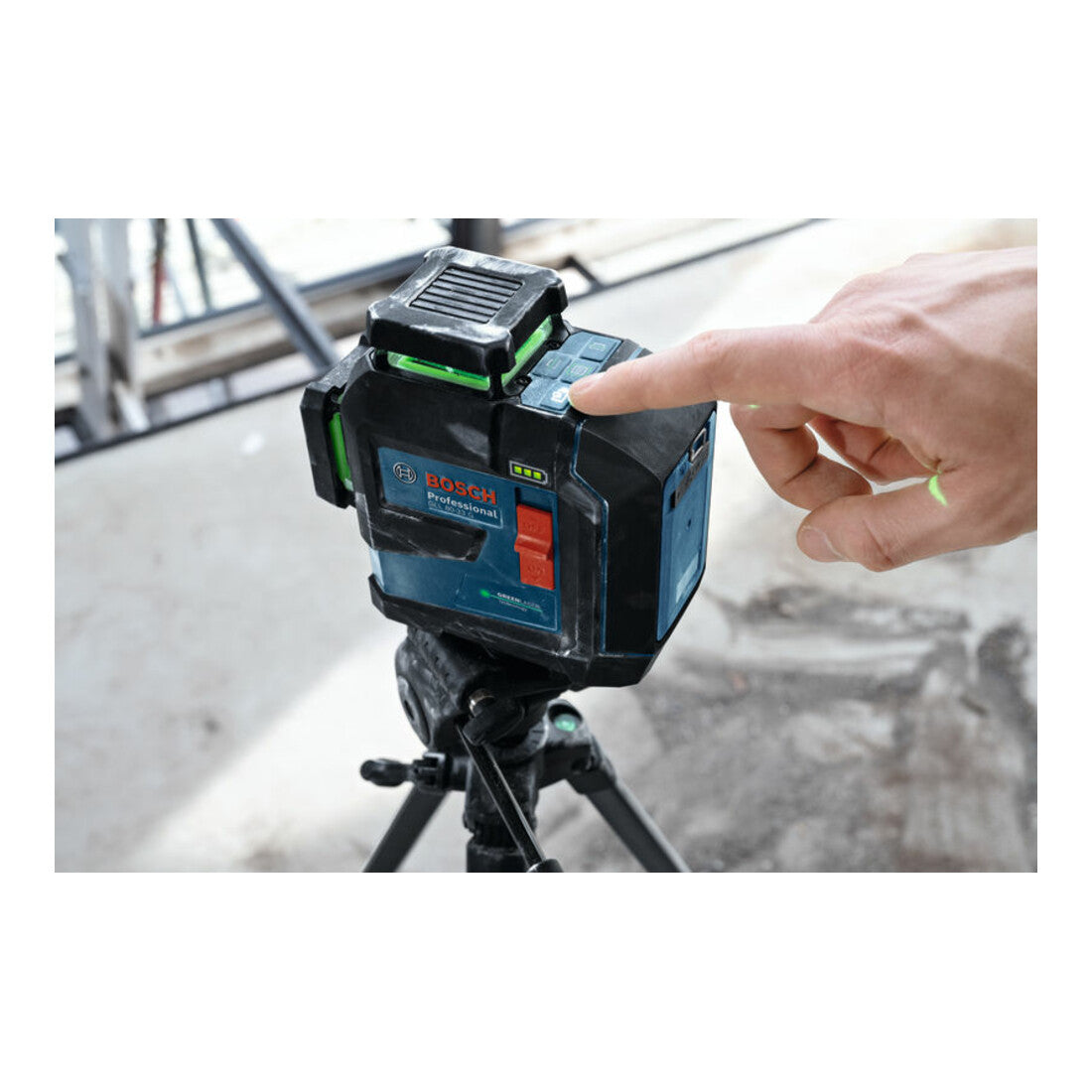 Bosch Linienlaser Kreuzlinienlaser GLL 80-33 G Grün Handwerkerkoffer USB-C Kabel - 4053423303278