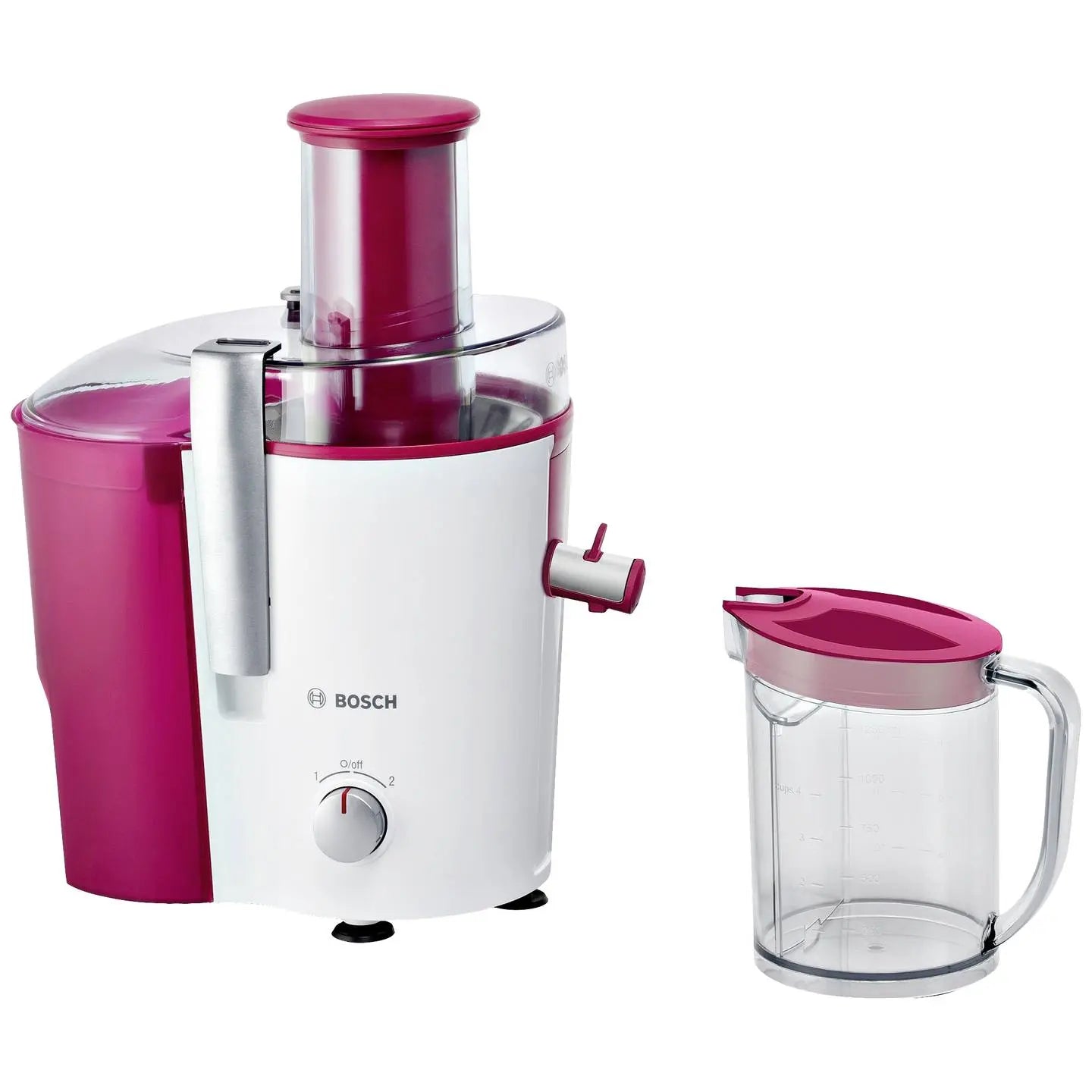 B-Ware Bosch Entsafter Saftpresse Weiß 700 W Kunststoff Edelstahl Microsieb Xl Mes25 C0 - 4242002812090