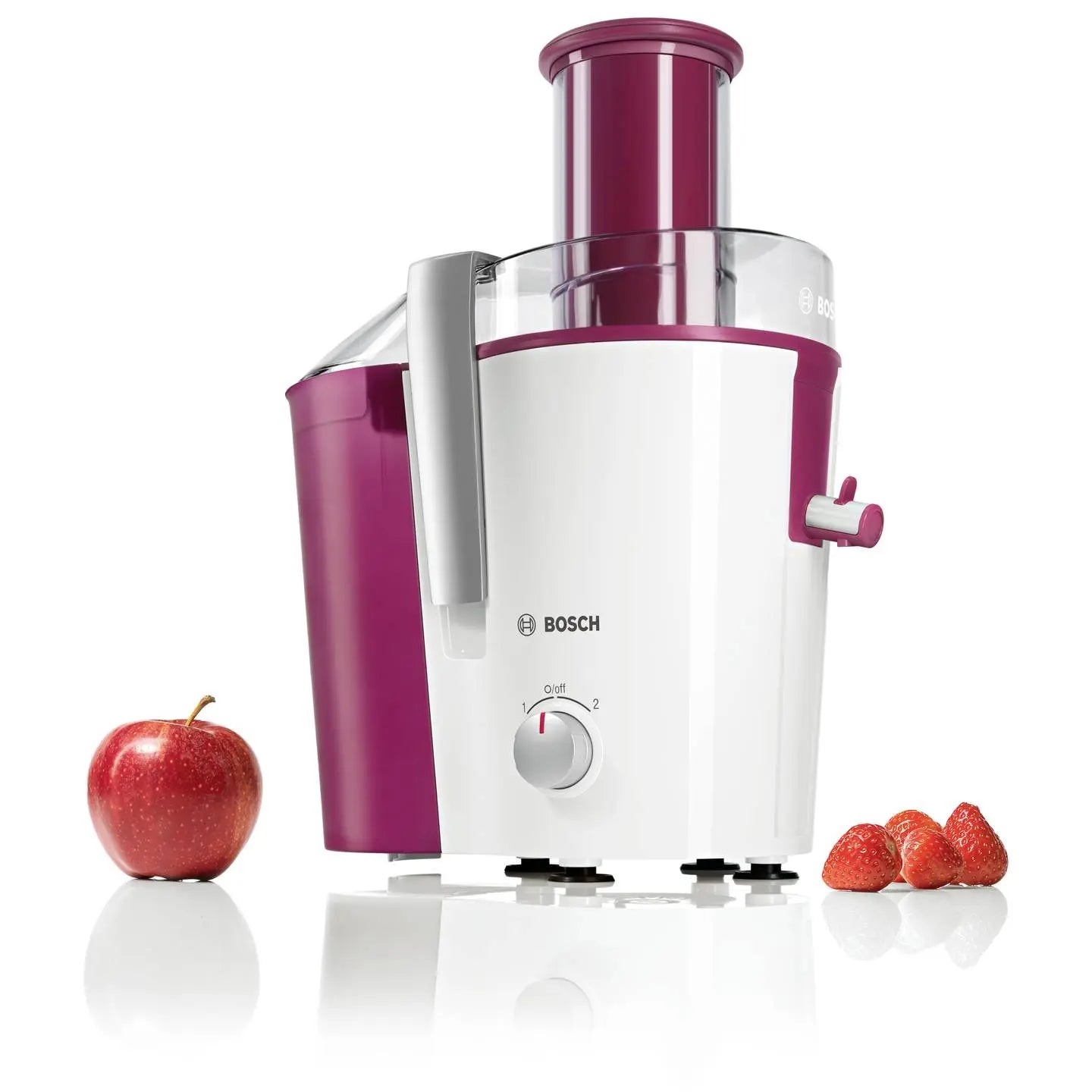 B-Ware Bosch Entsafter Saftpresse Weiß 700 W Kunststoff Edelstahl Microsieb Xl Mes25 C0 - 4242002812090