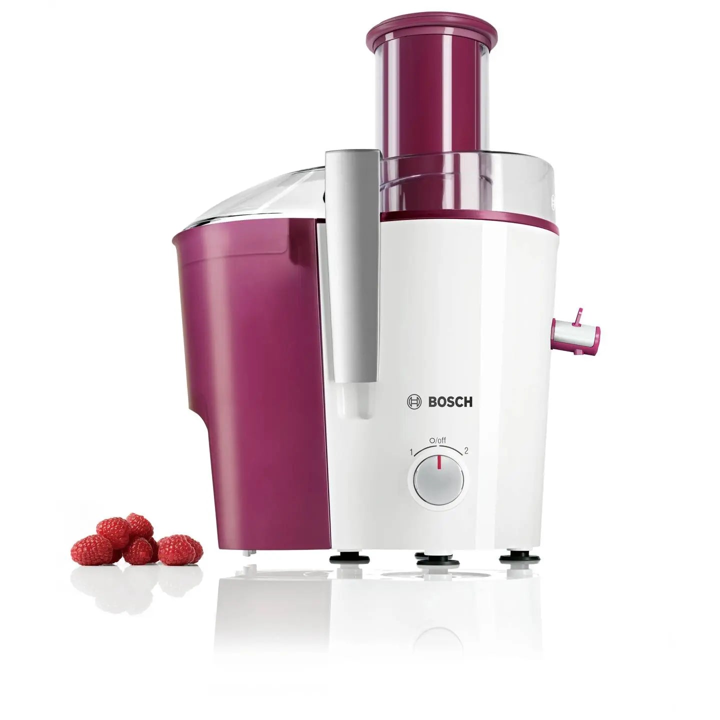 B-Ware Bosch Entsafter Saftpresse Weiß 700 W Kunststoff Edelstahl Microsieb Xl Mes25 C0 - 4242002812090