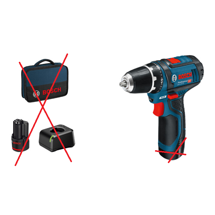 Bosch Professional Akku Bohrschrauber Schraubendreher Gsr 12 V 15 Siehe Text/Foto B-Ware - 3165140895248