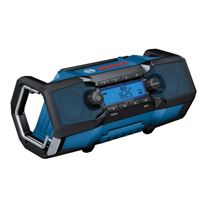 Bosch Radio Gpb 18 V 2 C Baustellenradio Musiksystem Akku Netzbetrieb Blau B-Ware - 4059952507811