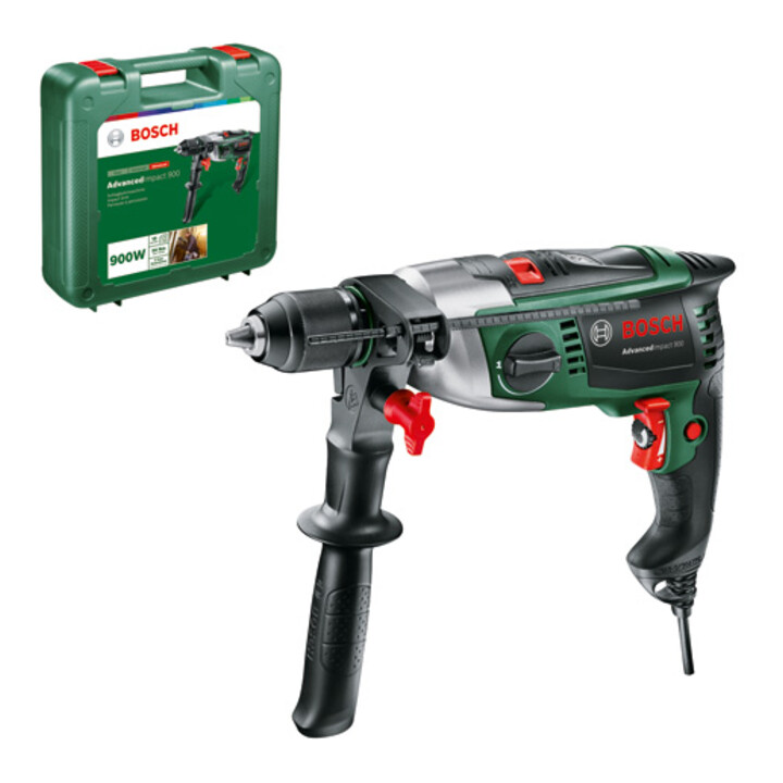 B-Ware Bosch Schlagbohrmaschine Bohrgerät Advanced Impact 900 900 W Kunststoffkoffer