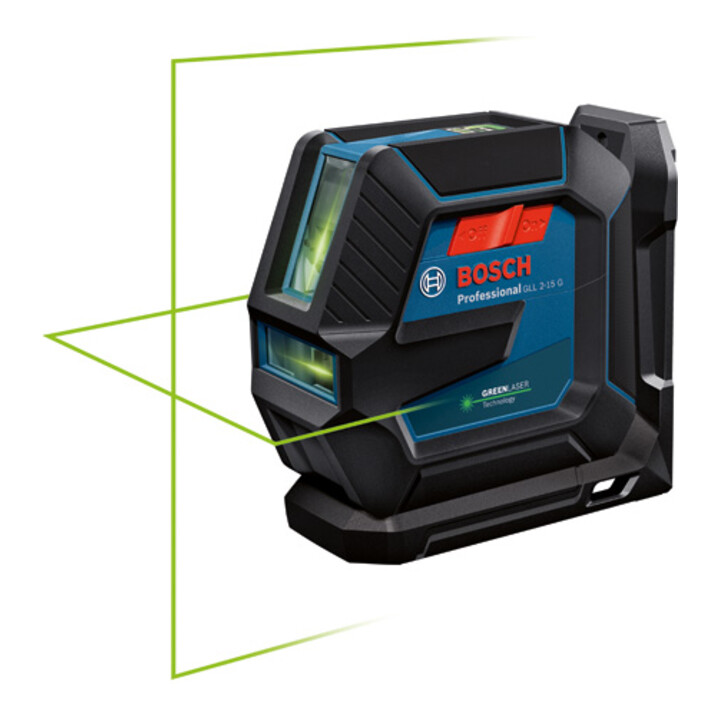 Bosch Kreuzlinienlaser Linienlaser Laser Selbstnivellierung Gll 2 15 G Grün B-Ware - 4059952511054