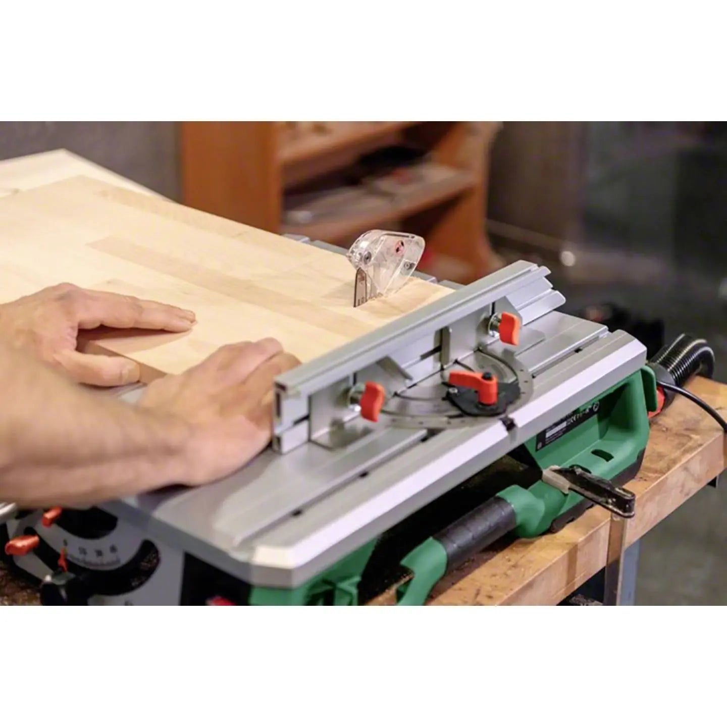 B-Ware Bosch Tischsäge Tischkreissäge Advanced Table Cut 52 Nano Blade Grün Holzschnitte