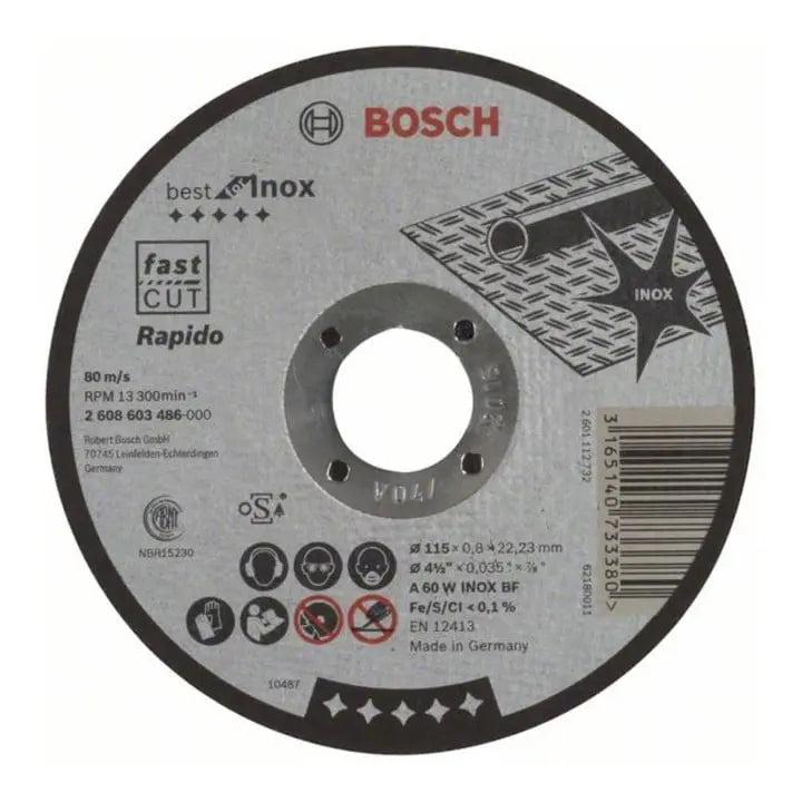 B-Ware Bosch Trennscheibe Scheibe Gerade Inox A 30 V Inox Bf 230 Mm 2,5 Mm 25 Stück - 3165140733601