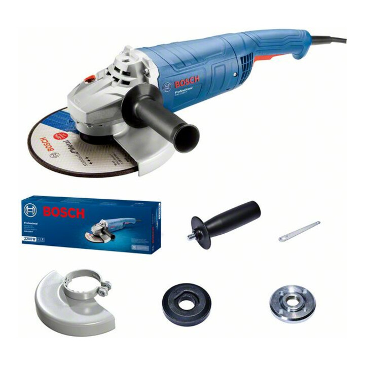 Bosch Winkelschleifer Schleifgerät Gws 2200 P Metallarbeiten 230mm 2200 W Blau B-Ware - 4053423240689