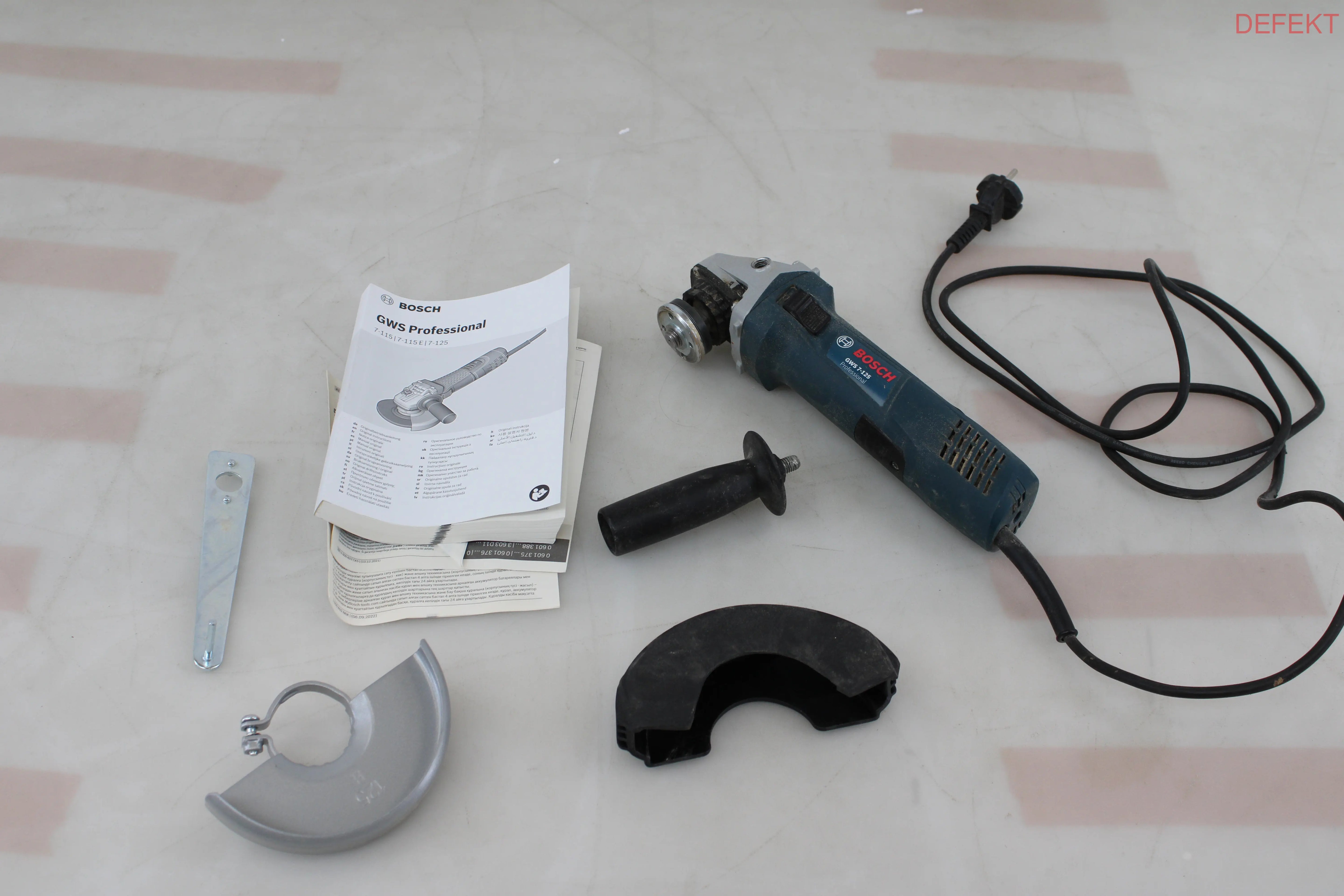 D-Ware Bosch Winkelschleifer 125mm + Trennscheibe 125 Mm Inox Edelstahl Defektware - 3165140823715