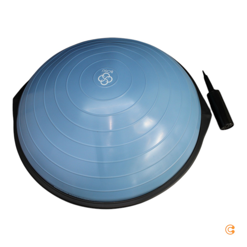 B-Ware Bosu Balance Trainer Trainingsgerät Fitnessgerät Balance Board Gymnastik Blau
