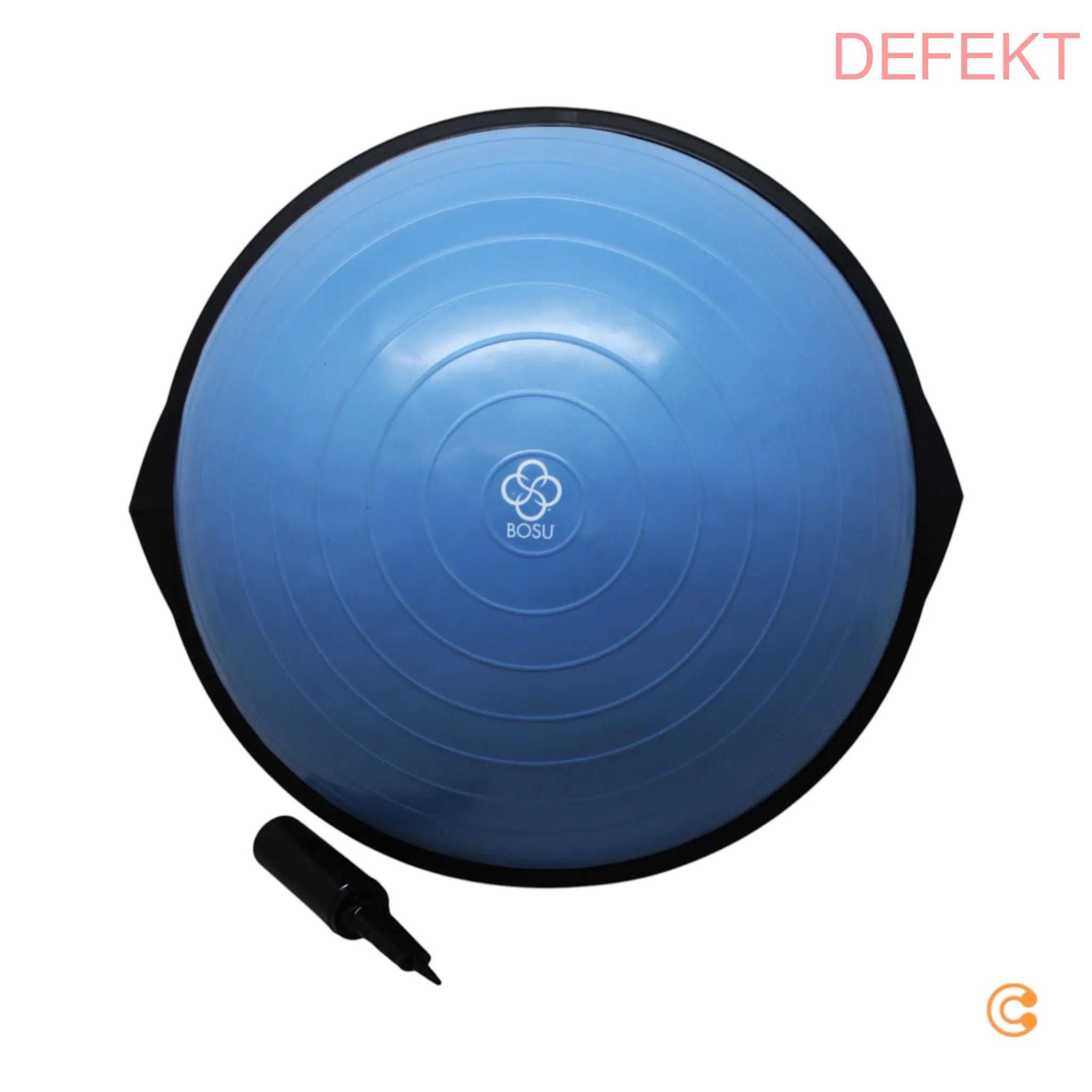 D-Ware Bosu Ball Balancetrainer Gymnastikball Training Home Blau 65 Cm Defektware - 4260071634627