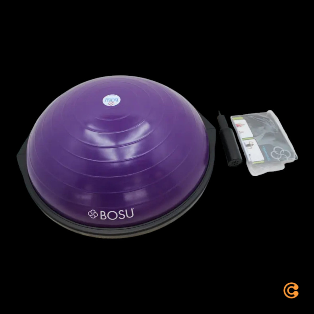 Bosu Home Gym Equipment Balance Gleichgewichtstrainer 66 cm Violett Schwarz - 33149080046