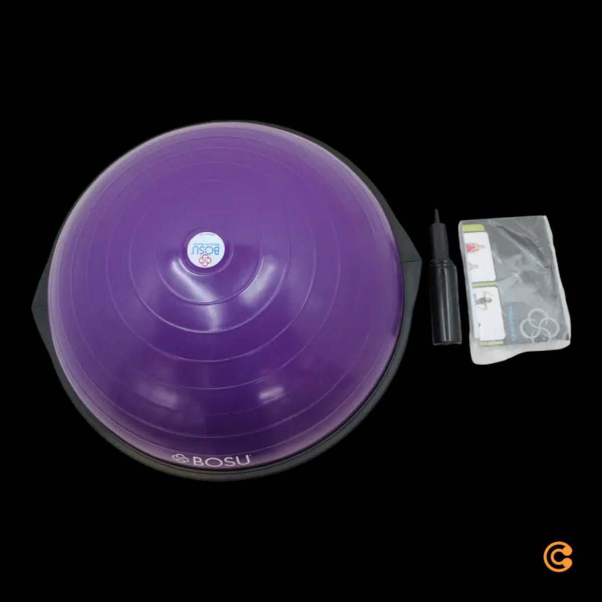 Bosu Home Gym Equipment Balance Gleichgewichtstrainer 66 cm Violett Schwarz - 33149080046