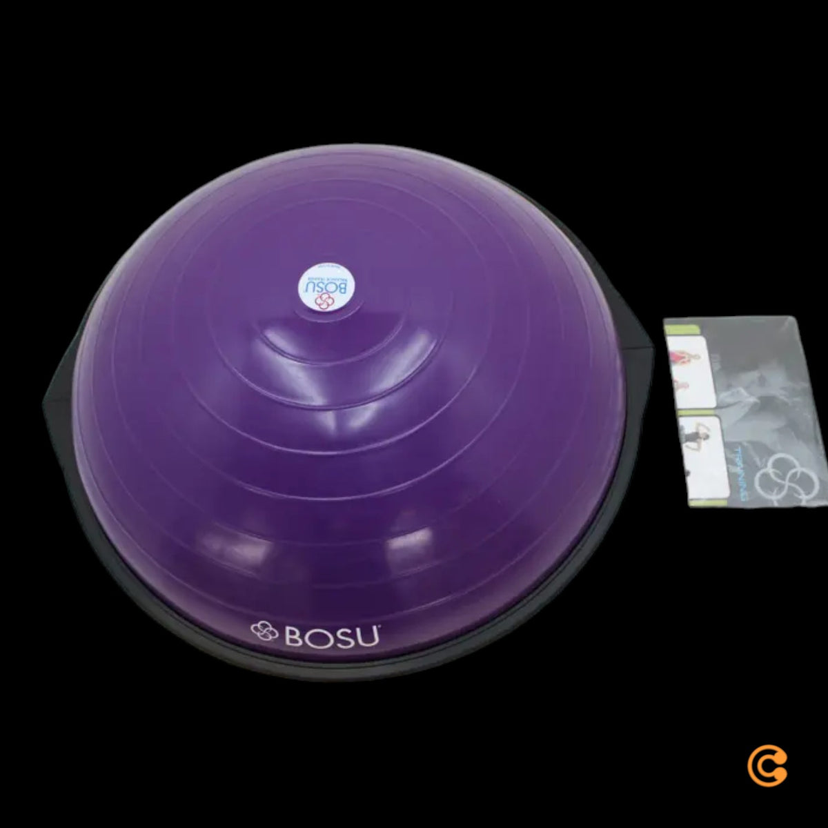 Bosu Home Gym Equipment Balance Gleichgewichtstrainer 66 cm Violett Schwarz - 33149080046