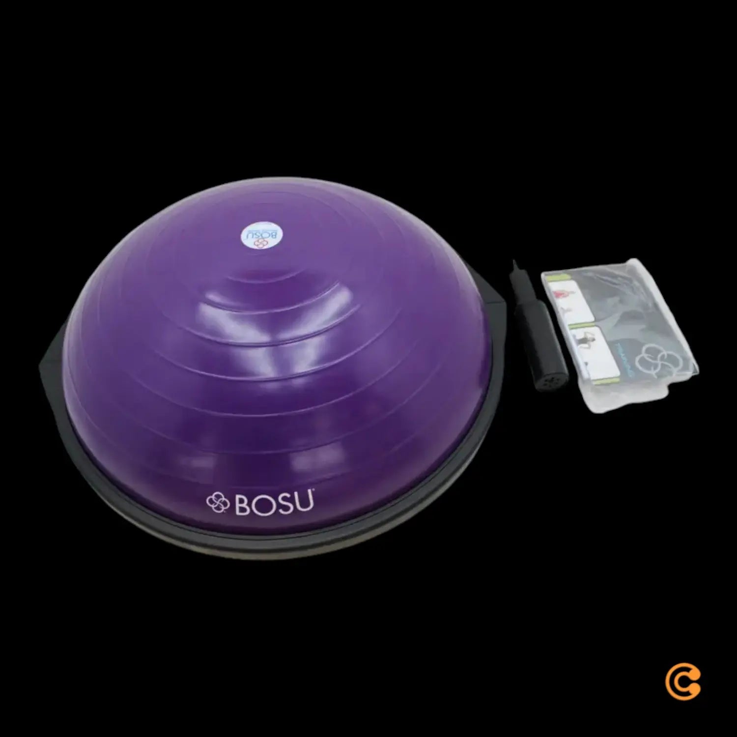 B-Ware Bosu Home Gym Equipment Balance Gleichgewichtstrainer 66 Cm Violett Schwarz - 33149080046