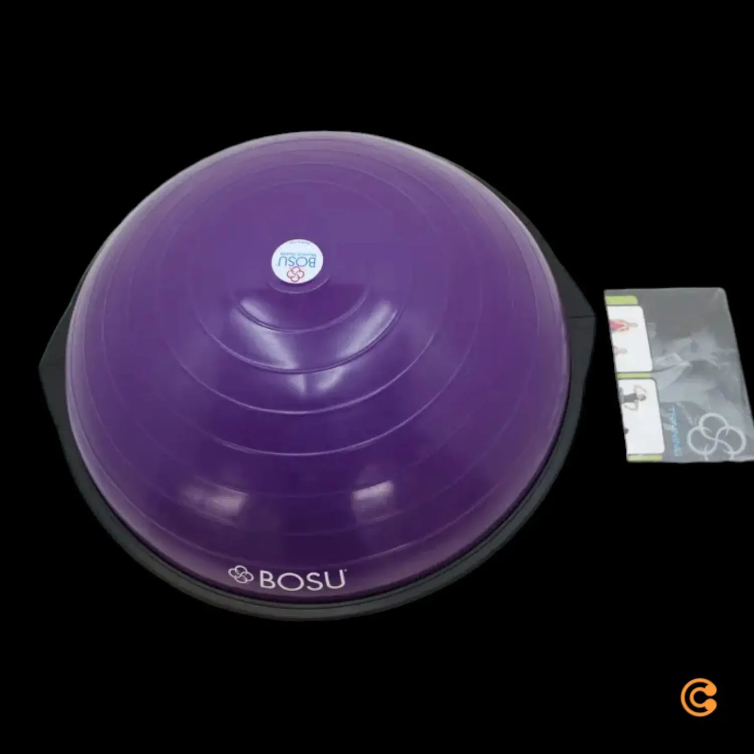 B-Ware Bosu Home Gym Equipment Balance Gleichgewichtstrainer 66 Cm Violett Schwarz - 33149080046